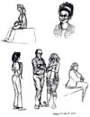 sketches of people